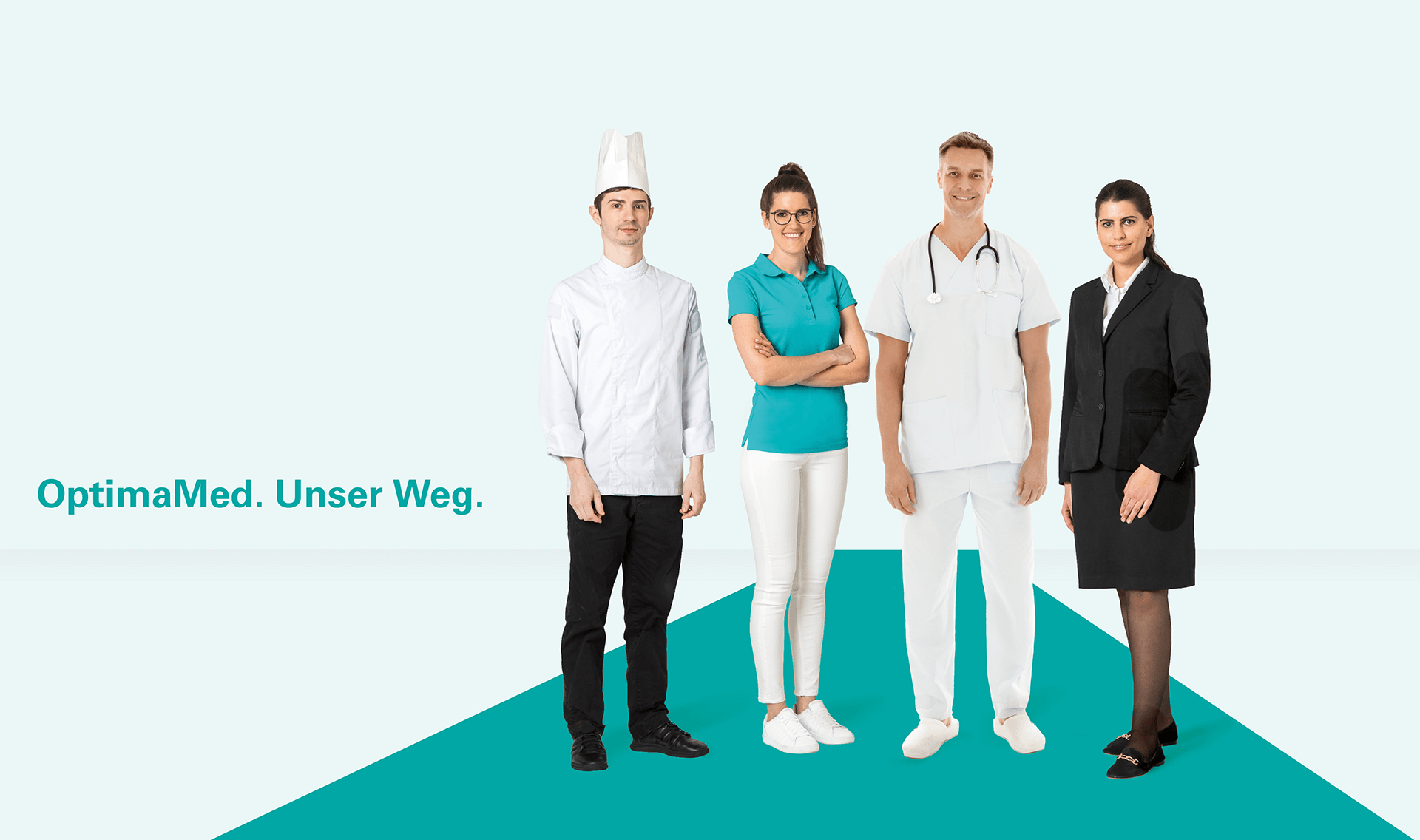 Karriere und Jobs bei OptimaMed. Unser Weg. Karriere und Jobs bei OptimaMed. Unser Weg.